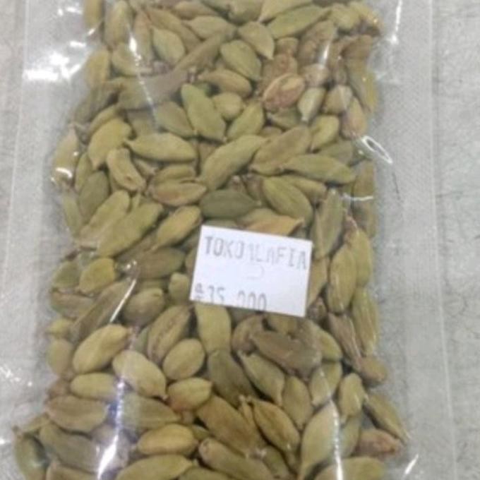 

Diskon! Kapulaga Hijau Premium 50 Gram / Green Cardamom Super Wangi