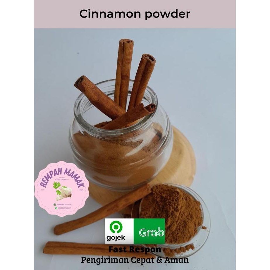 

Diskon! Kayu Manis Bubuk 500Gr / Cinnamon Powder Murni Rempah Asli