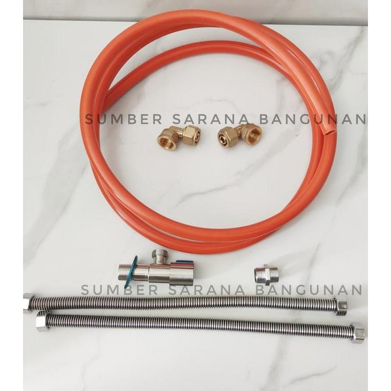 Paket 2 Aksesoris Water Heater Listrik Dalam Tembok Ariston Terbaik