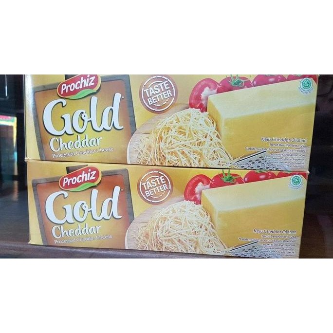 

Prochiz Gold 2Kg Keju Cheddar