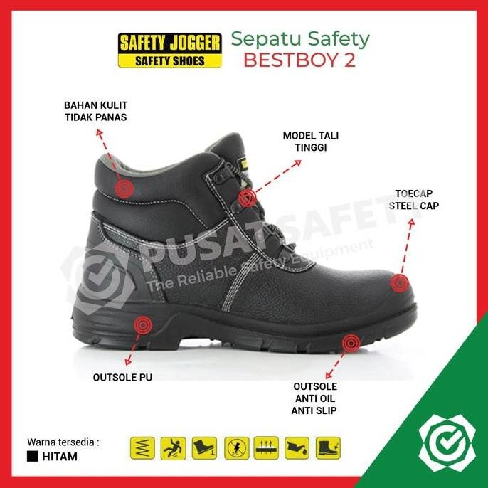 Sepatu Safety Jogger Bestboy2 Boots Shoes