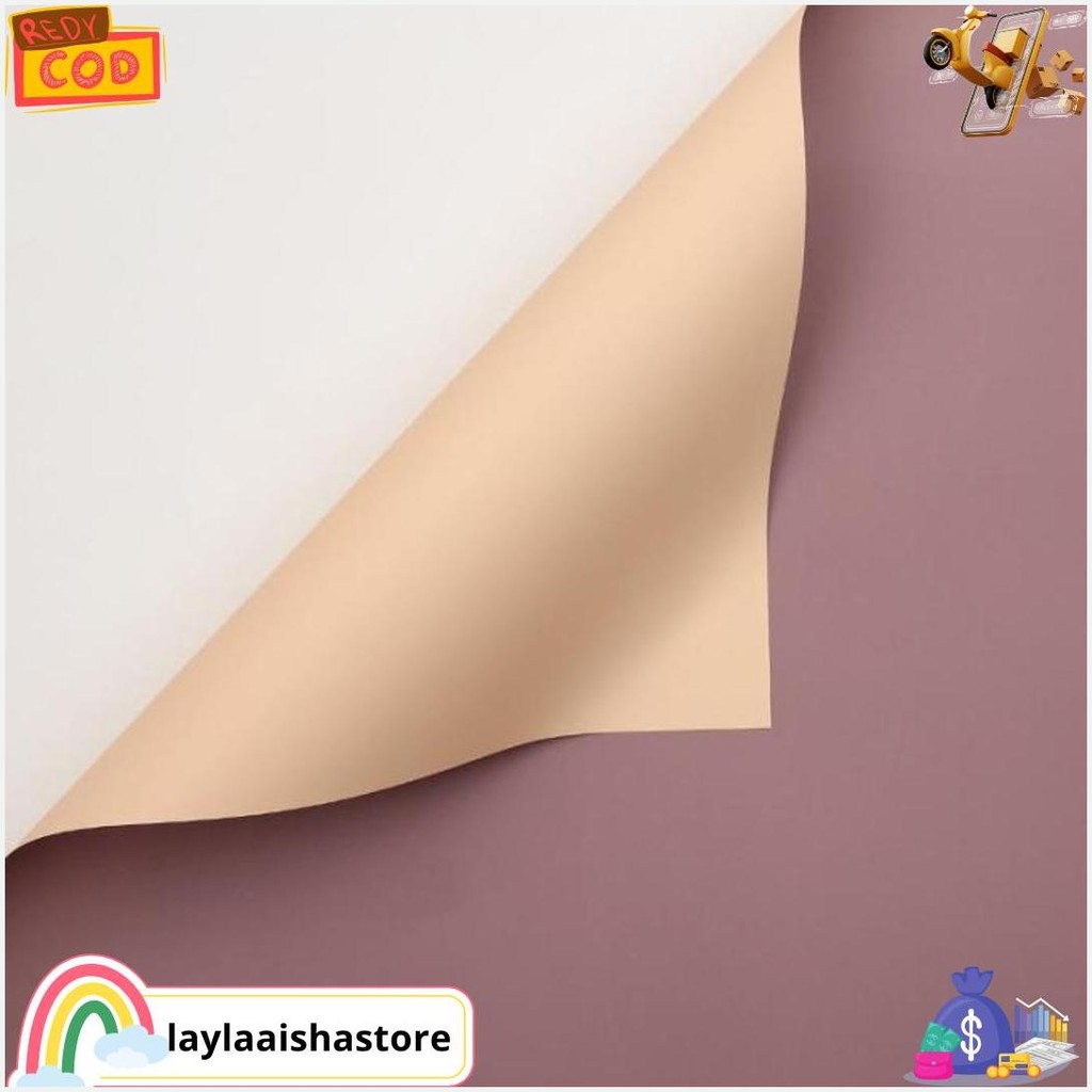 

Oy 20 Pcs Kertas Bunga Buket/ Flower Wrap / Pembungkus Bunga Waterprop - 122 Grey Pink Cod