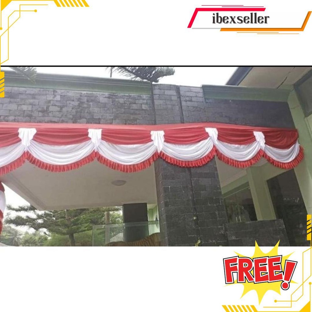 Bendera Kantor Tenda Rumbai Tenda Merah Putih Termurah Banget
