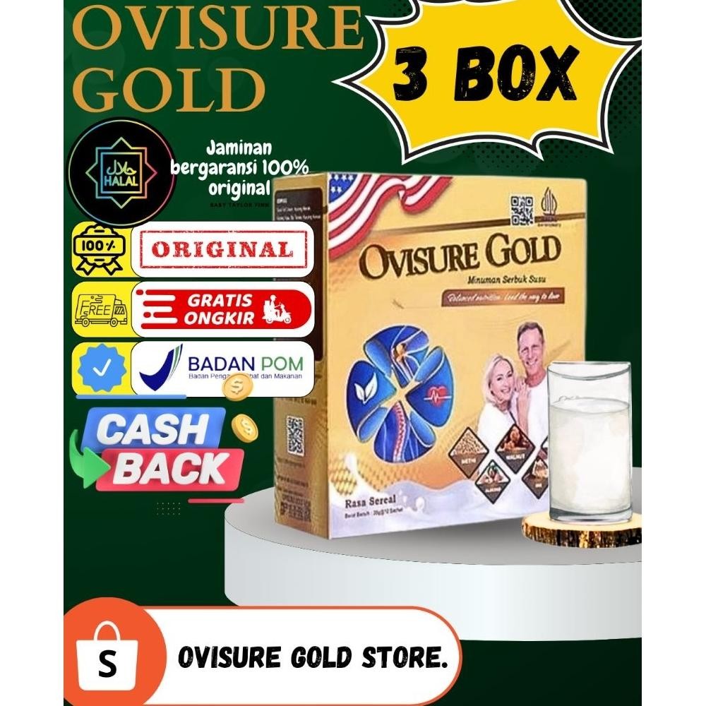 

Ovisure Gold Susu Tulang Dan Sendi Original As BPOM |-3 Box aSt