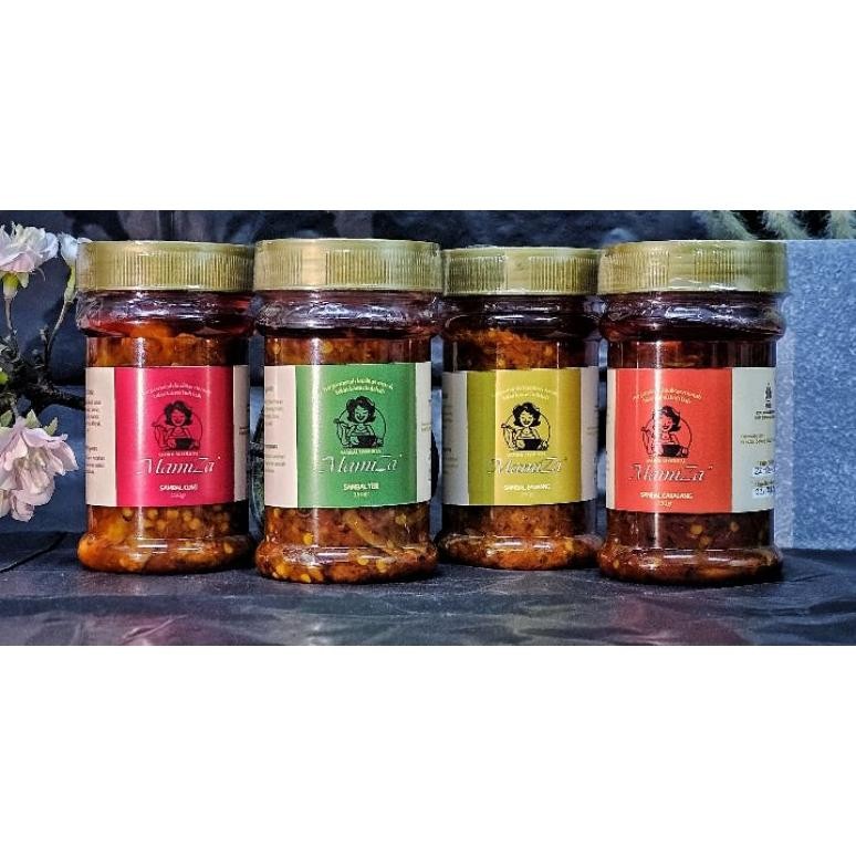 

SAMBAL MamiZa (sambal bawang, sambal cumi, sambal teri, sambal cakalang) aSt