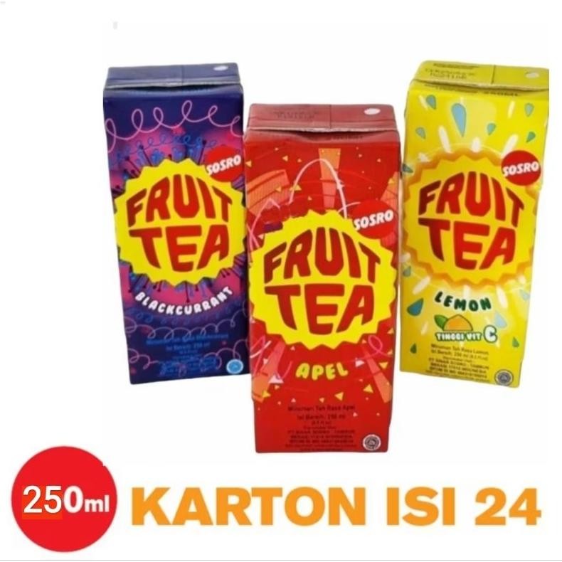 

FRUIT TEA DUS KARTON KARDUS KOTAK 250ml isi 24 aSt