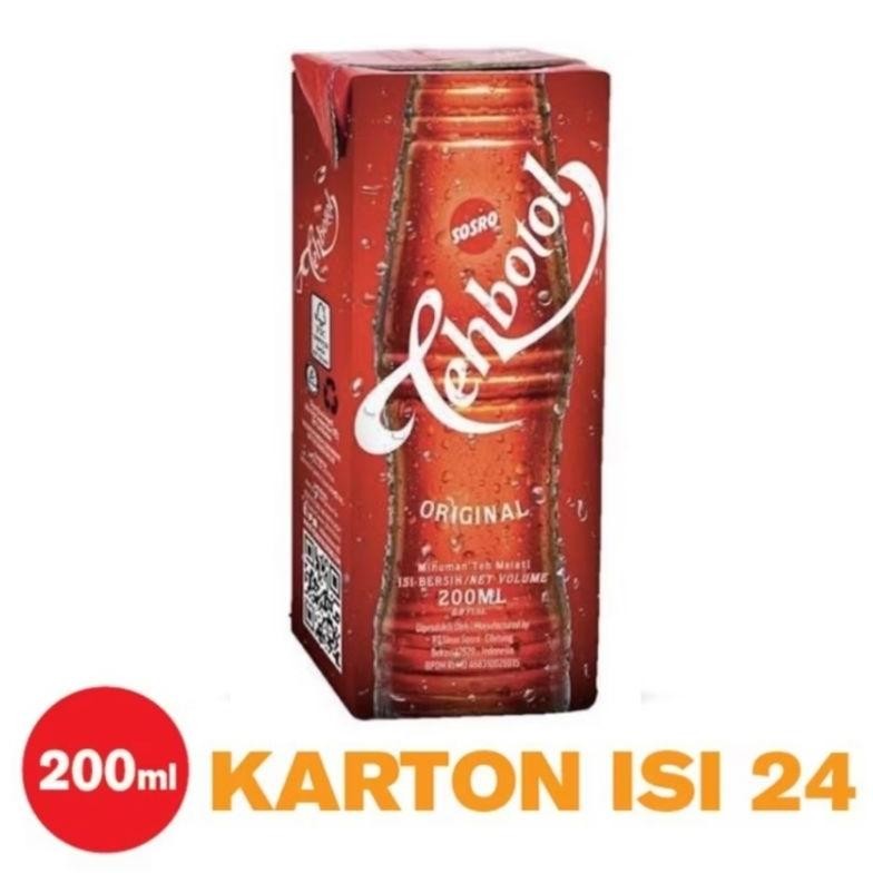 

Teh Botol Sosro Kotak 200 ml Kardus Dus Karton Isi 24 aSt