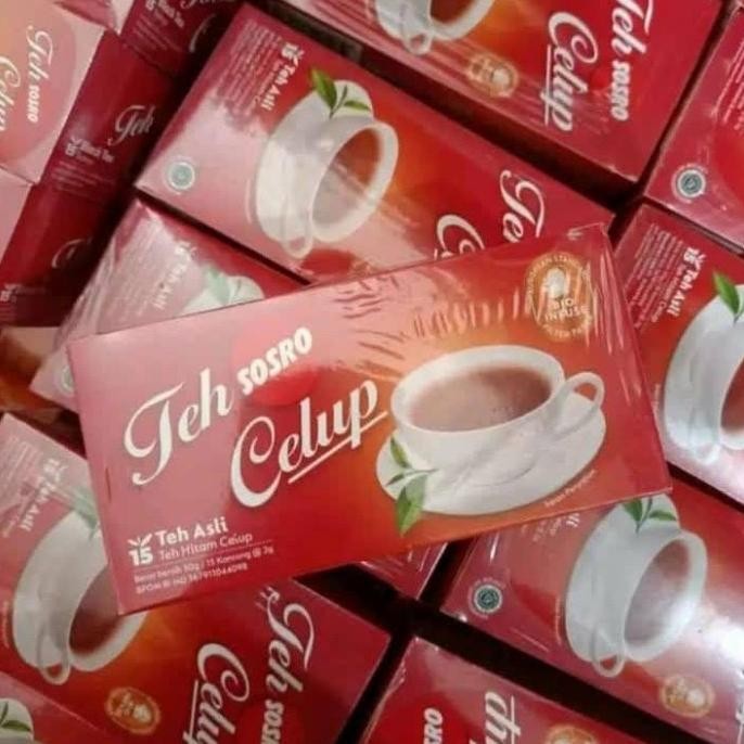 

GROSIR TEH CELUP SOSRO 1 SLOP 10 DUS/ TEH SOSRO ASLI aSt