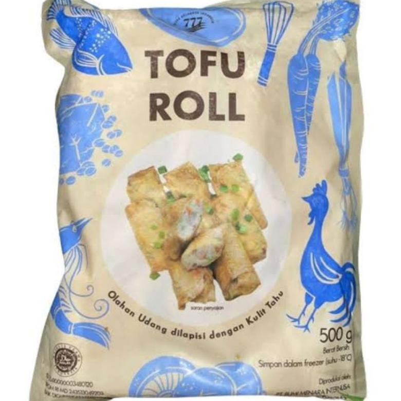 

777 tofu roll olahan udang lumpia kulit tahu 777 500 gr aSt