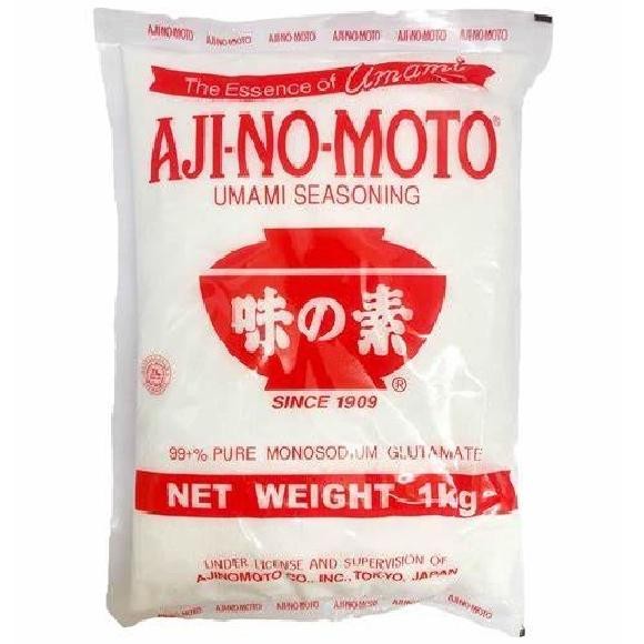

Bumbu dapur penyedap penambah rasa micin mecin msg Ajinomoto 1 kg 1kg (pack) aSt