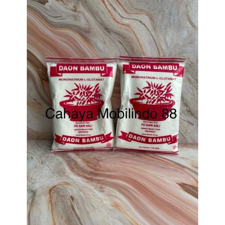 

Penyedap Rasa Micin Daon Bambu Large 373gram legendaris!! terbaik untuk pempek otak2 sup aSt