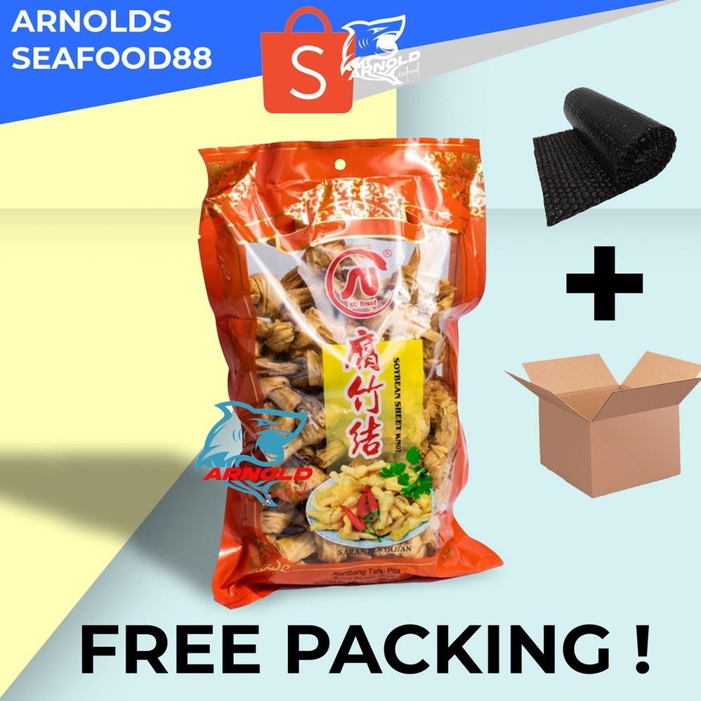 

Soybean Sheet Knot 300 Gr - SU Brand / Kembang Tahu Pita aSt