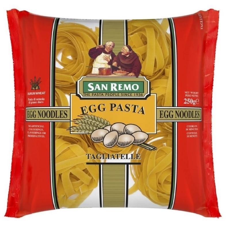 

San Remo Tagliatelle Egg Noodle 250gr / 250 gr aSt