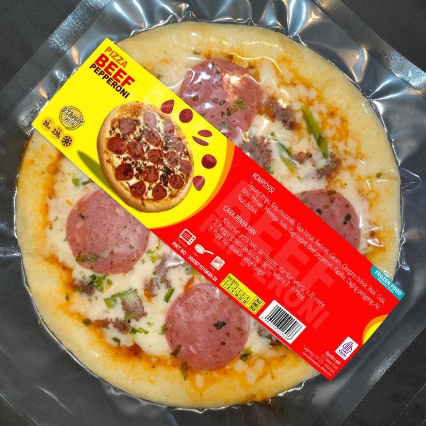 

D'Cheese Pizza Frozen Halal 20cm Rasanya Mantap aSt