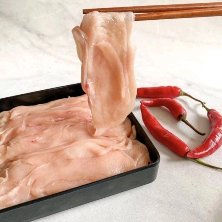 

Fillet Dada Ayam Slice / Slice Ayam 500gram Halal NKV aSt