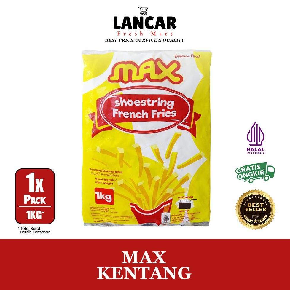

MAX KENTANG SHOESTRING1KG aSt