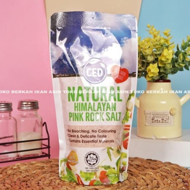 

CED Natural Himalayan Pink Rock Salt 500gr / Garam Pink Himalaya aSt