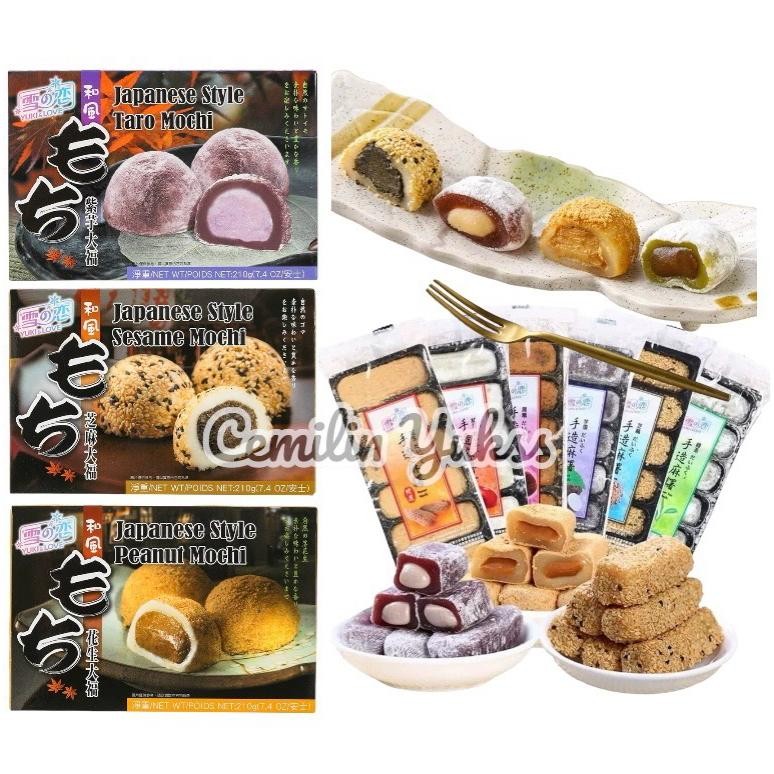 

Yuki & Love Japanese Style Mochi Red Bean Mochi Taro Mochi Peanut Mochi Matcha Mochi Taiwan aSt