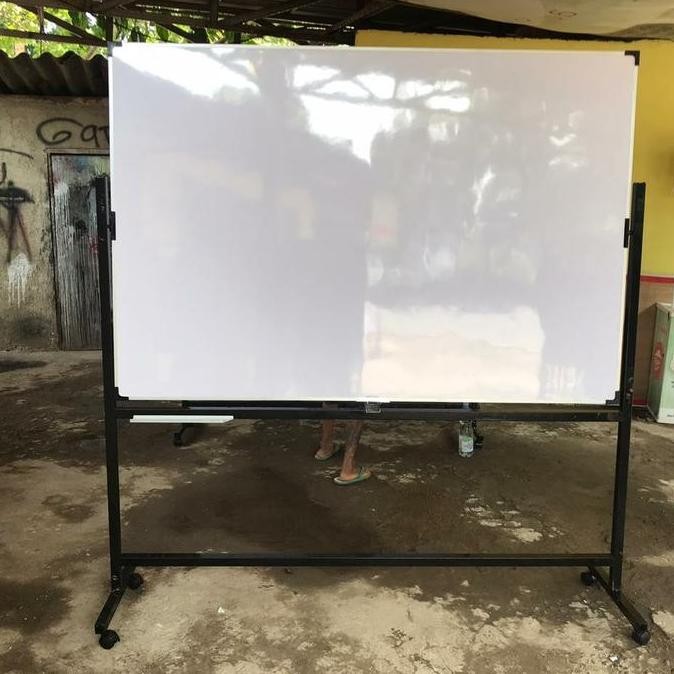 

TERBARU - whiteboard standing magnetik 100x150cm