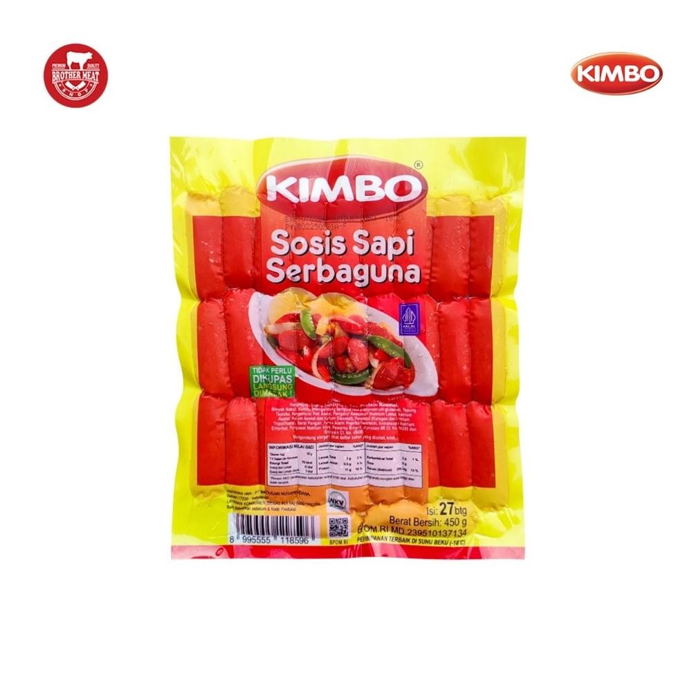 

Kimbo Sosis Sapi Serbaguna, Mini Cooktail 450gr - Brothermeatshop aSt