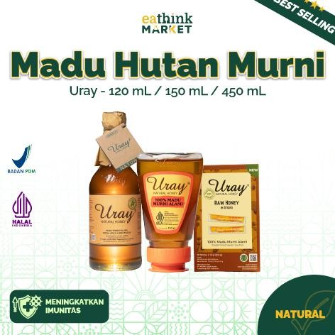 

Madu Hutan Murni Raw Honey Stick / Squeeze Bottle / Glass Bottle - Madu Uray 120/150/450 g aSt