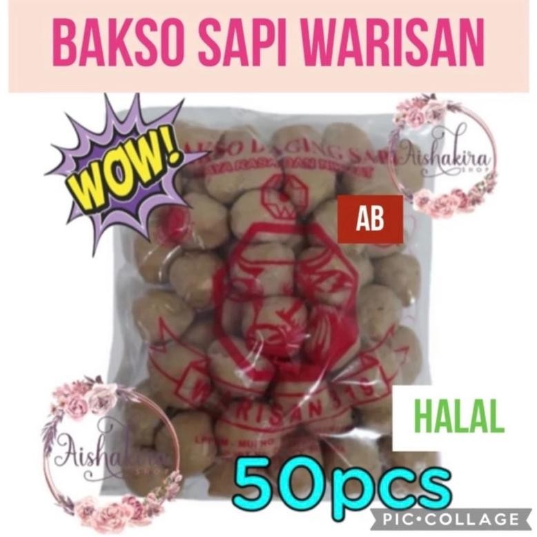 

Bakso Sapi Warisan 319 Isi 50Pcs aSt