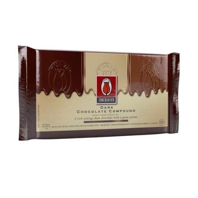 

Tulip Dark Chocolate Compound - Coklat Tulip 1kg aSt