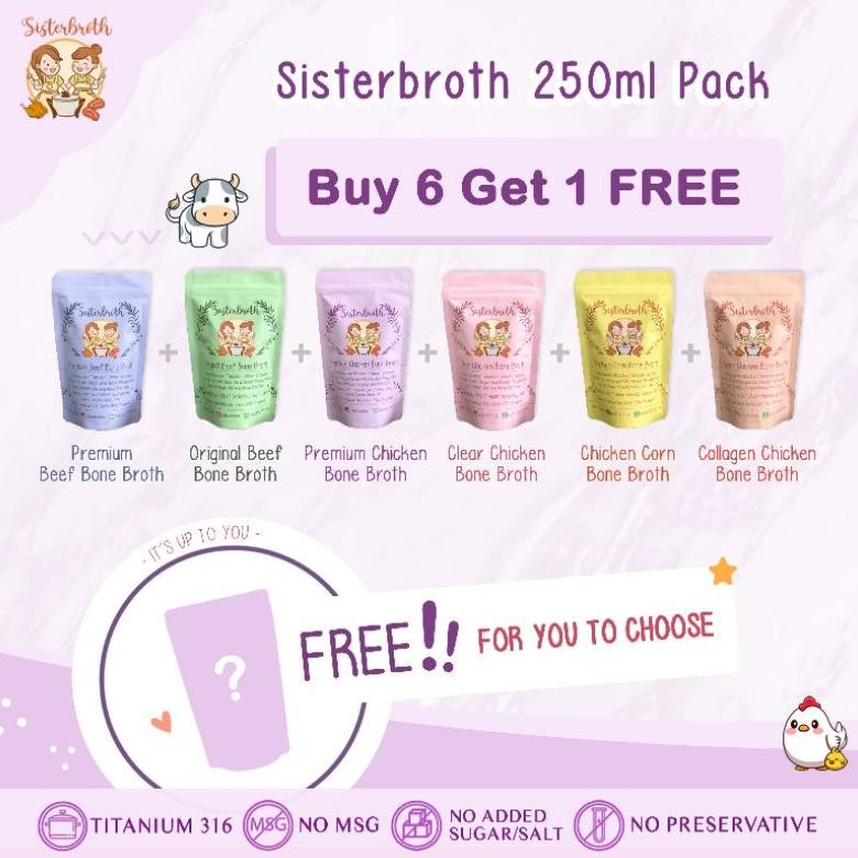 

Sisterbroth 250ml pack aSt