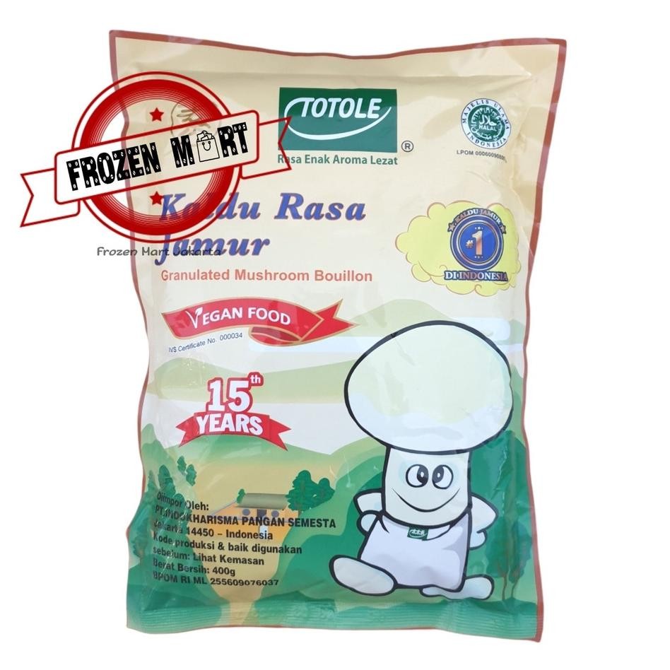 

Totole Kaldu Rasa Jamur 400Gr