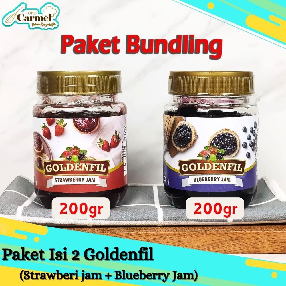

JAKARTA - (PAKET ISI 2) Goldenfil 200gr Selai Coklat Crunchy Aneka Rasa aSt