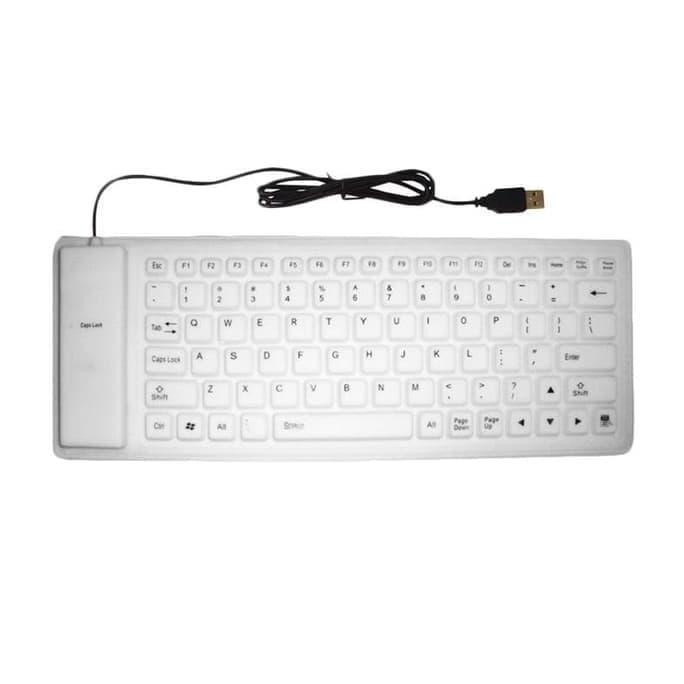 Promo Keyboard Fleksibel Usb / Keyboard Karet Laptop