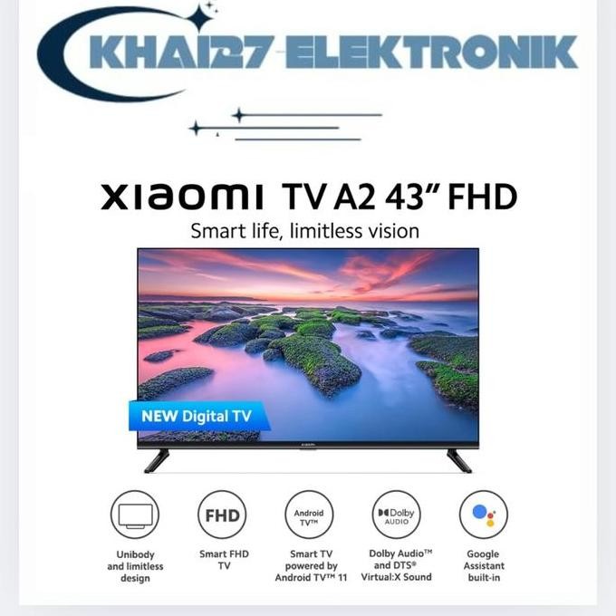 TERMURAH - XIAOMI 43INCH L43MA-AFID GOOGLE TV