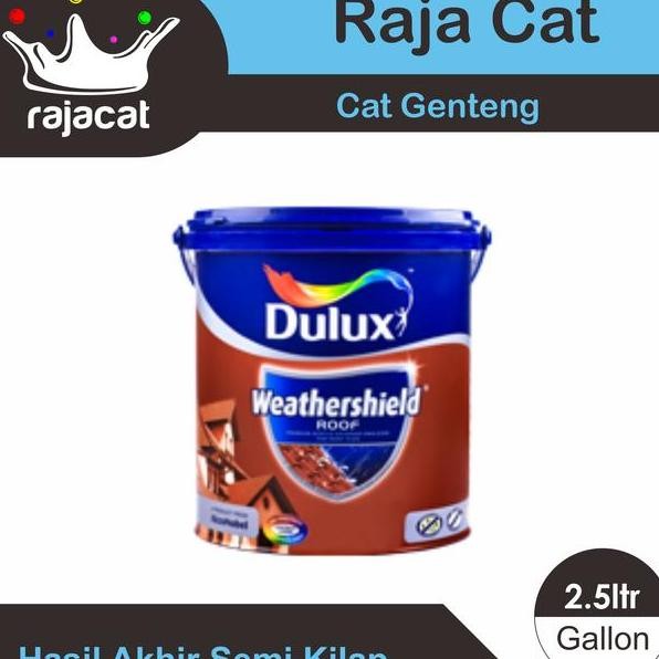 Cat Genteng Dulux Weathershield Roof 2.5 Liter