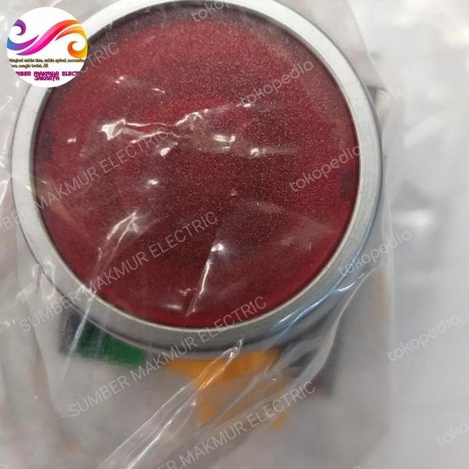 Push Button Lamp 22Mm Auspicious / Push Button Lampu Auspicious No Nc Asli
