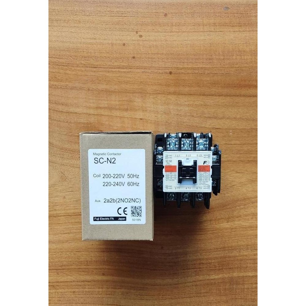 Magnetic Contactor Fuji Sc-N2 Kontaktor Fuji Scn2 Scn-2 - 220V Premium