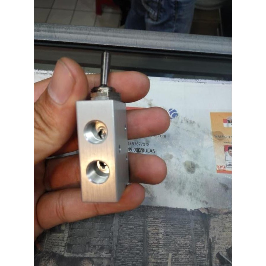 Mechanical Valve Toggle Switch 5/2 (Toggle Bahan Besi)Drat 1/8 Baru