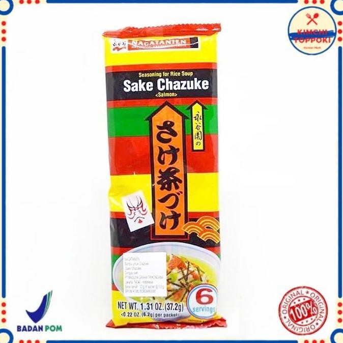 

DISKON! NAGATANIEN SAKE CHAZUKE 33G - BUMBU SUP TEH HIJAU SALMON JEPANG