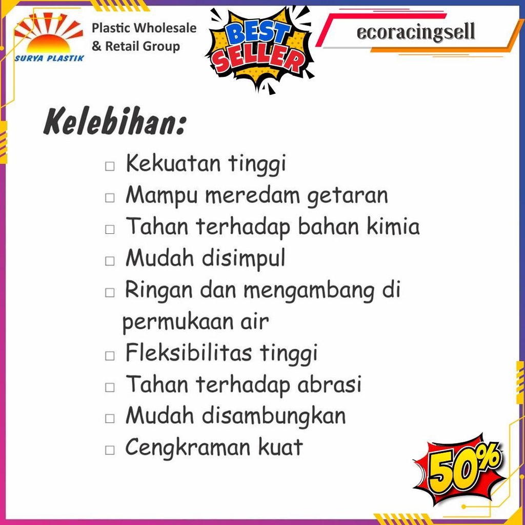 

Tali Tampar Ukuran 2Mm Panjang 220 Meter Cod