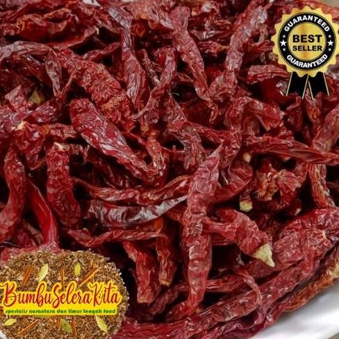 

DISKON! CABE KERITING KERING IMPOR 500 GR - BUMBU PEDAS SELERA KITA