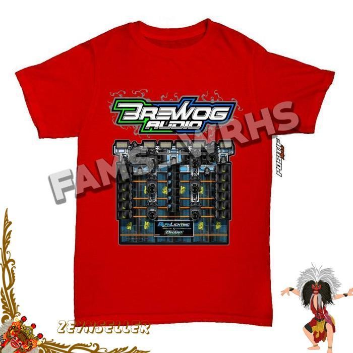 Baju Kaos Anak Laki Perempuan Sound Horeg Brewog Audio Jawa Timur