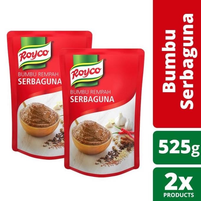 

DISKON! ROYCO BUMBU REMPAH SERBAGUNA 525G TWINPACK - BUMBU SERBAGUNA