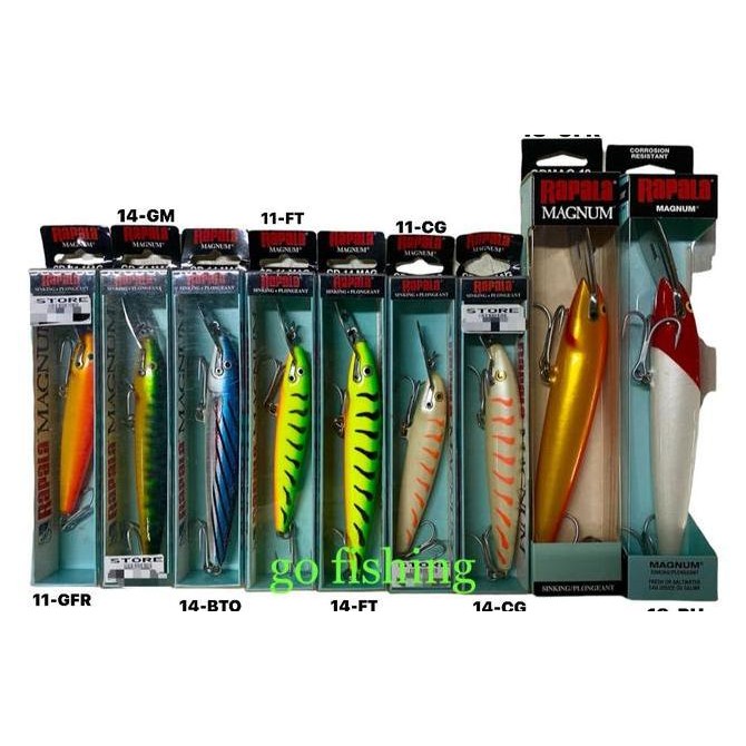 rapala magnum cd 11 14 18 lure umpan trolling laut stok terbatas