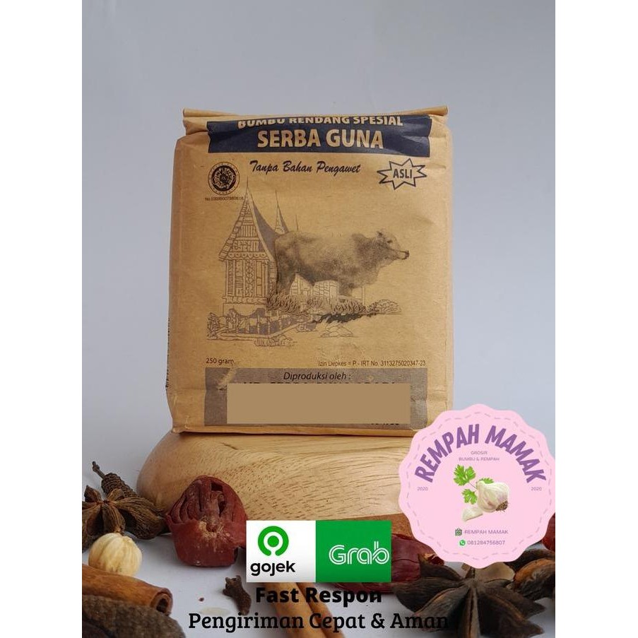 

DISKON! BUMBU RENDANG PADANG 1KG - BUMBU MASAK RENDANG SPESIAL SERBAGUNA