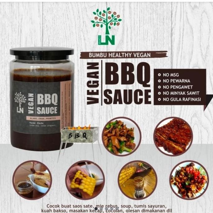 

DISKON! PREMIUM VEGAN BBQ SAUCE 250G - SAUS BBQ VEGAN SEHAT & PRAKTIS