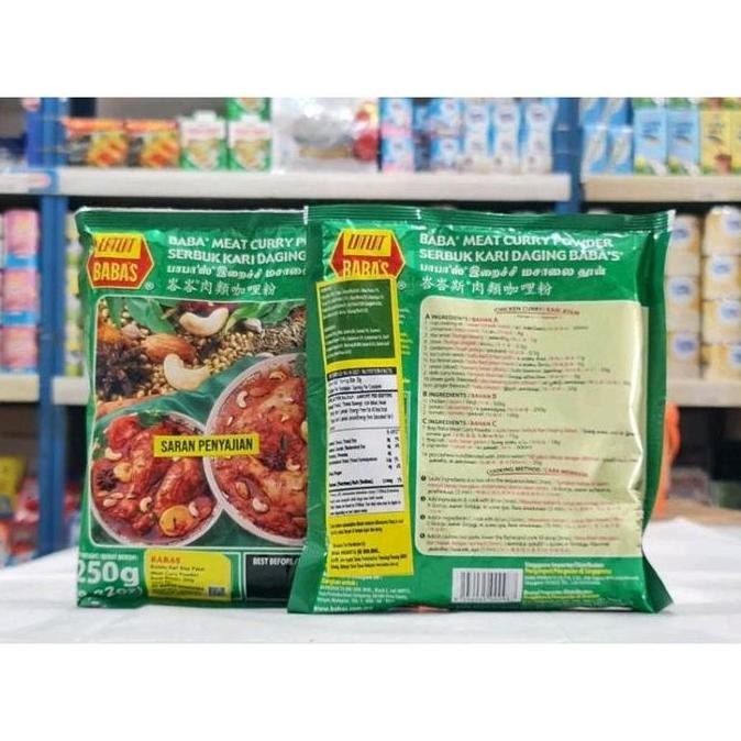 

DISKON! BABAS MEAT CURRY POWDER 250GR BUMBU KARI DAGING ASLI INDIA