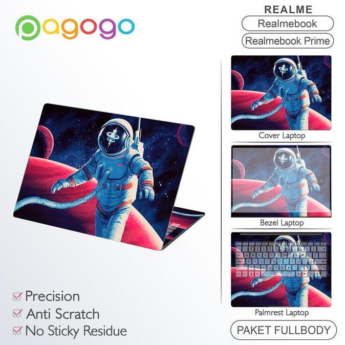 New Stiker Laptop Realme Book Prime Transparan Garskin Anti Gores Keyboard Screen