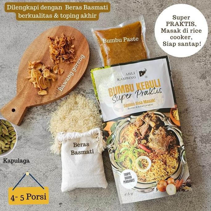 

DISKON! BUMBU INSTANT NASI KEBULI AHLI KAMBING - BUMBU NASI KEBULI LENGKAP