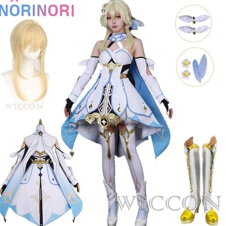 Traveler Lumine Cosplay Game Genshin Impact Cosplay Costume High Quality Genshin Impact Traveler Lum