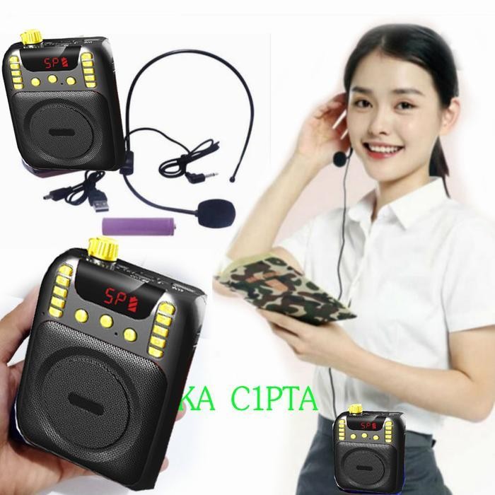 Speaker pinggang Mic mp3 FLECO F-301A