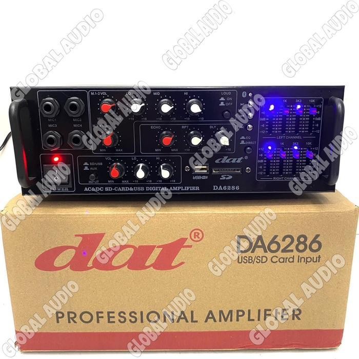 Power Amplifier Karaoke Dat Da 6286 Original Amplifier Dat Da6286 Da6286 ( Bisa COD )